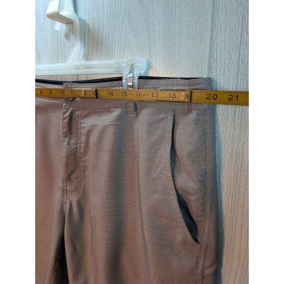 Da Hui Hybrid Shorts Men’s 38 Heather Gray Stretch Board Short Swim Golf Pockets - Picture 5 of 8